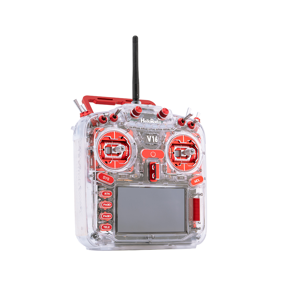 V16R CNCR9 Red Transparent - HelloRadioRC